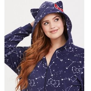 Torrid Hello Kitty Constellation Sleep Onesie 5 6
